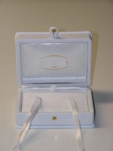 wedding ring box leather